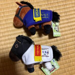 サラブレッドコレクション 馬服マスコットボールチェーン2 シャフリヤールとドゥデュース