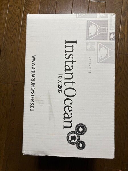 インスタント オーシャン INSTANT OCEAN 人工海水 10 X 2kg 合計20kg 海水魚 サンゴ用