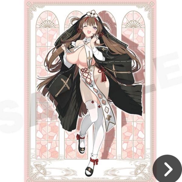 閃乱カグラ 爆乳ハイパーWEBくじ 7パイ目 B賞A3クリアポスター 鴇