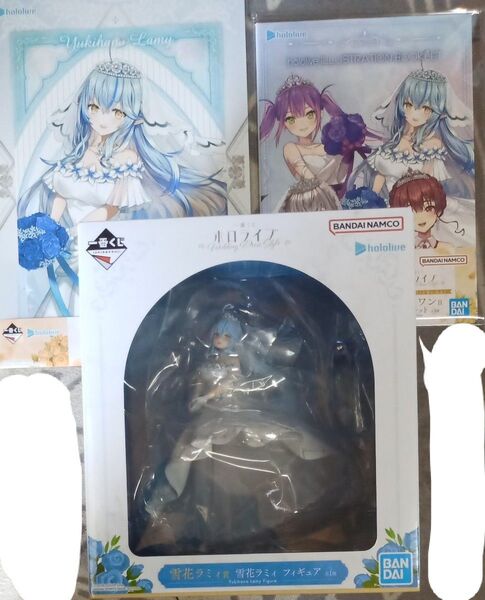 ホロライブ 一番くじ 雪花ラミィ フィギュアとラストワンとビジュアルボードセット 新品未開封