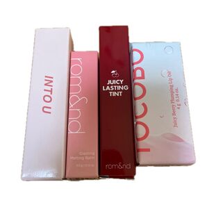 INTO U rom&nd 韓国 リップ4点セット まとめ売り
