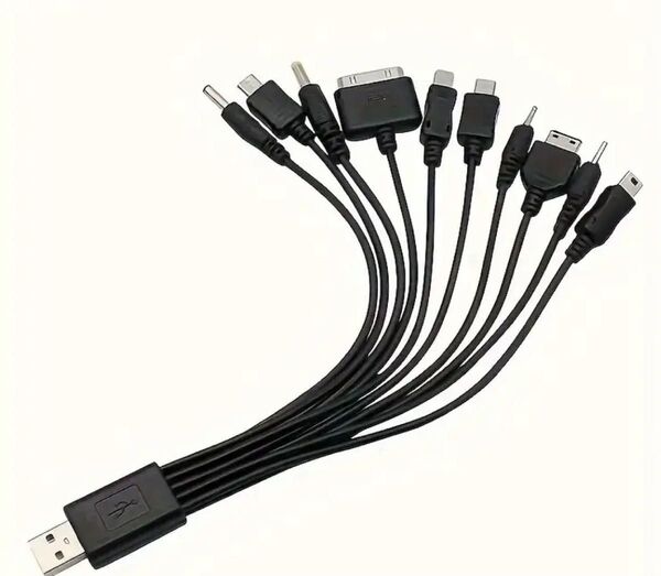 マルチ充電 ケーブル マイクロ USB TypeC micro PSP ゲーム機 iPhone デジカメ 充電器