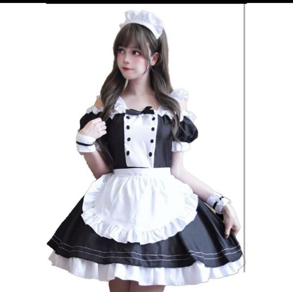 メイド服 仮装 コスプレ ニーハイソックス S