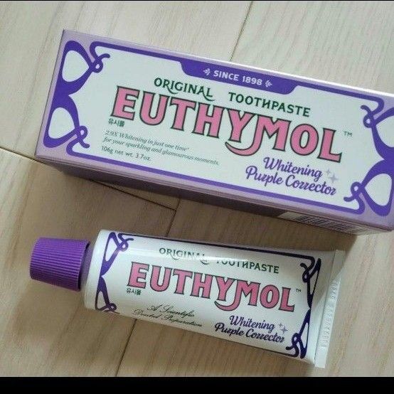 EUTHYMOL ホワイトニングパープル歯磨き粉 106gユーシモール