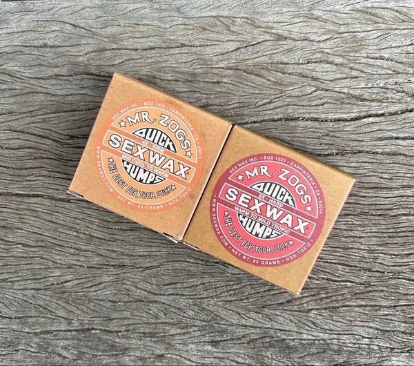 新品、SEX WAX 2個セット サーフィン ワックス レッドラベル&オレンジラベル
