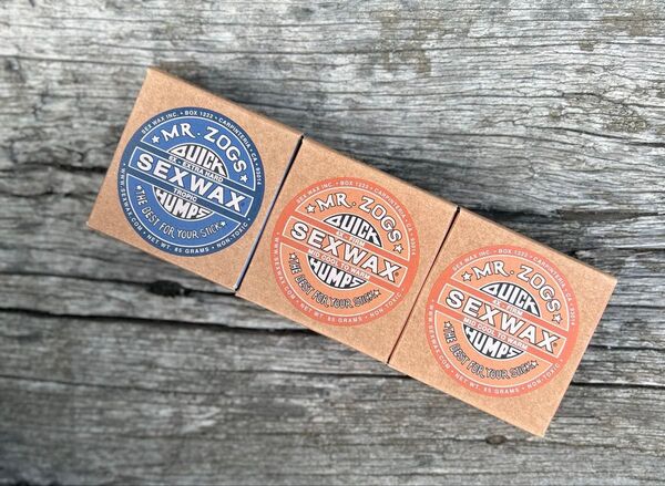 新品、SEX WAX 3個セット サーフィン ワックス オレンジ&ブルーラベル