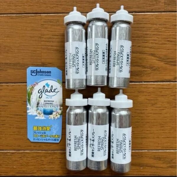 グレード 消臭 センサー&スプレー リフレッシュスプリングの香り 18ml×6本 詰め替え