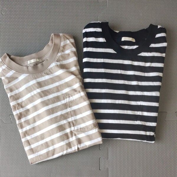 ボーダーTシャツ 2枚セット Mサイズ
