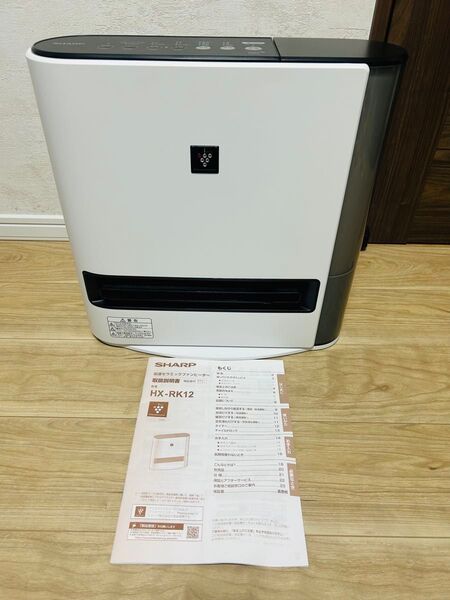 SHARP 加湿セラミックファンヒーター HX-RK12-W 2023年製