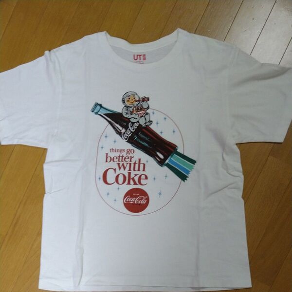 ユニクロ UT コカ・コーラ コラボ Tシャツ Lサイズ ホワイト