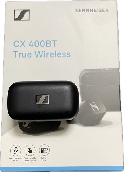 【動作確認済】ゼンハイザー CX 400BT True Wireless ブラック イヤホン Bluetooth ワイヤレス