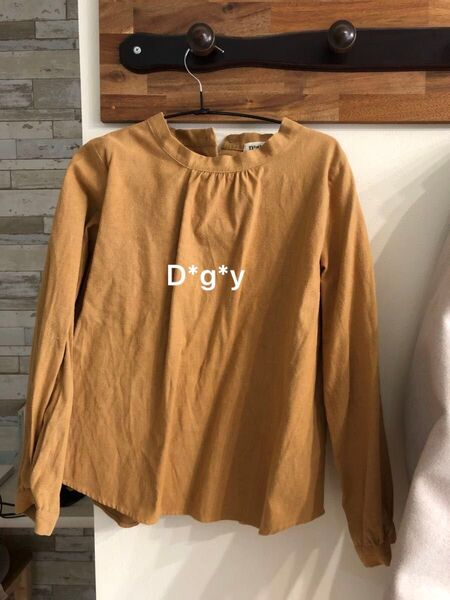 最終セール★Dgy マスタードイエロー 起毛シャツ M〜L