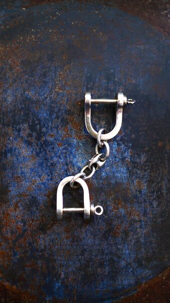 【VINTAGE】TIFFANY&Co. ティファニー ダブルシャックルキーリング シルバー925 キーホルダー ヴィンテージ