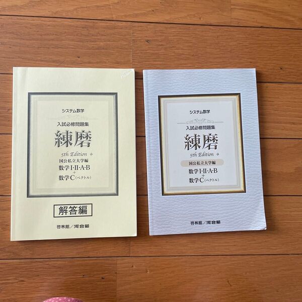 啓林館 システム数学 入試必修問題集 練磨 5th Edition 2冊セット