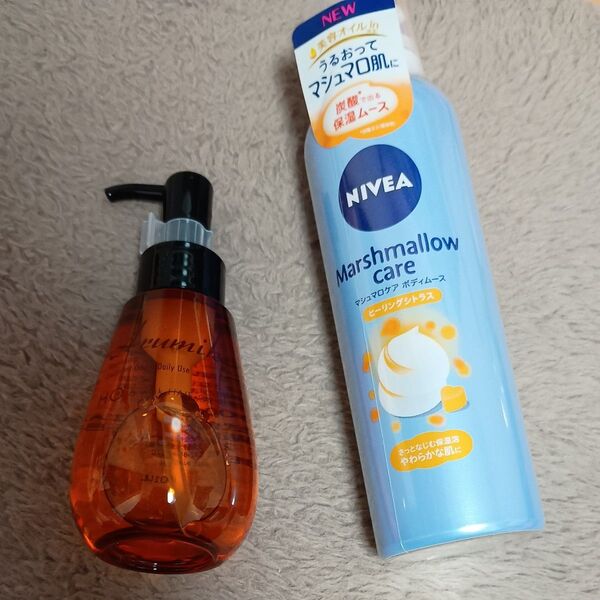ボディクリーム、ヘアオイル