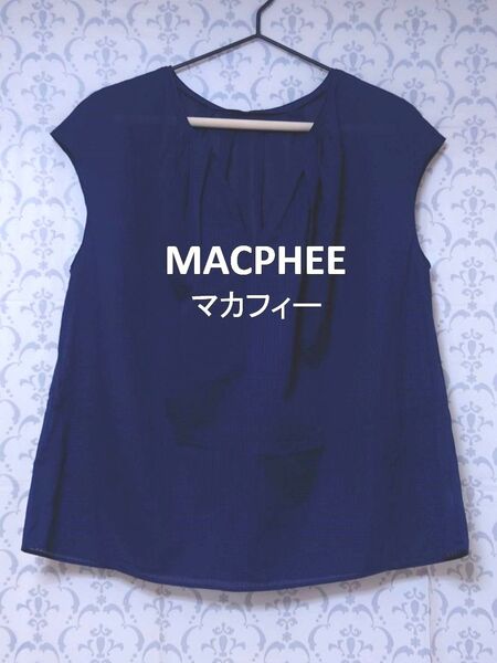 MACPHEE マカフィー スキッパーブラウス /トゥモローランド