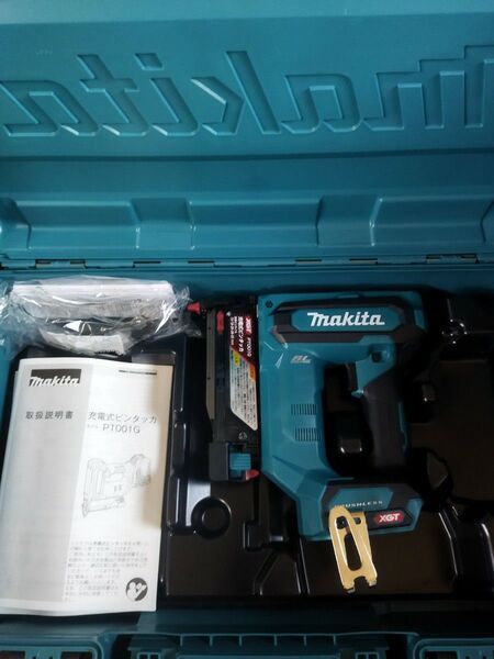 新品未使用 マキタ PT001GZK 充電式ピンタッカー