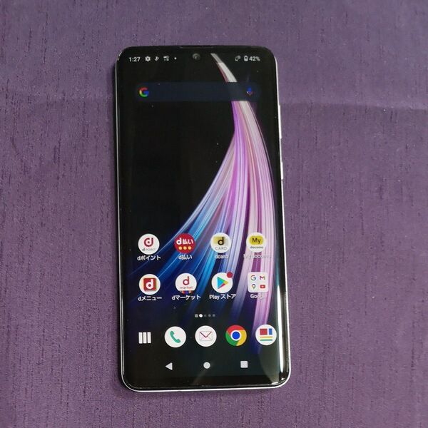 綺麗な有機EL AQUOS zero2 高性能8G 大容量256GB シムフリー 薄く軽い141㌘ 6.4インチ