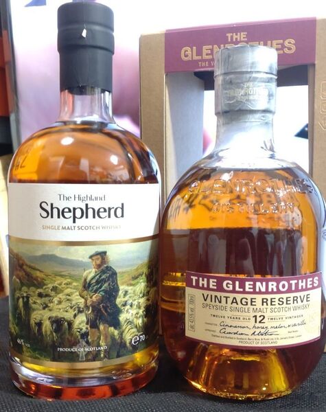 2本セットTHE GLENROTHES ザ・グレンロセス 12年 VINTAGE RESERVE+HighlandShepherd
