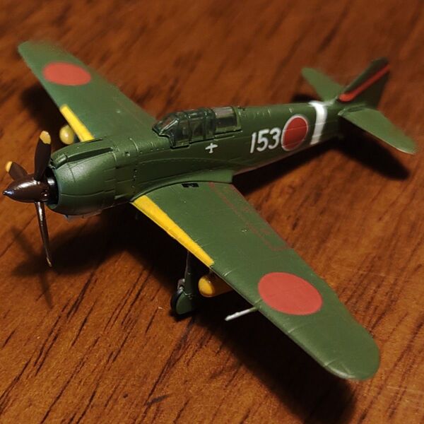 カフェレオ 1/144 五式戦 シークレット 飛行第59戦隊 第3中隊 芦屋 if ウォーバードデスクコレクション 5式戦 組立済