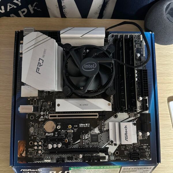 ASRock B460M PRO4 + i5-10400F +メモリ16GBセット