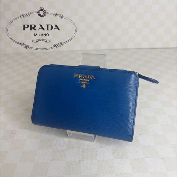 極美品 PRADA プラダ 財布 二つ折り S39