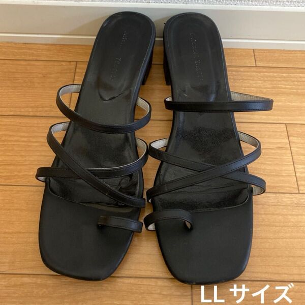 オリエンタルトラフィック 黒 サンダル LL