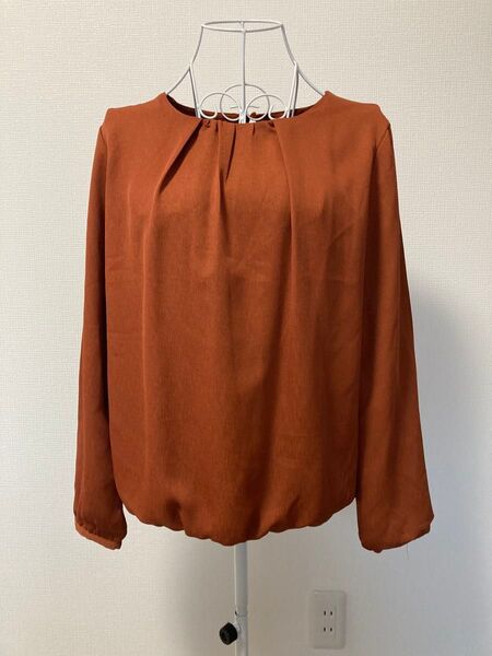 n-line Precious 長袖ブラウス オレンジ 11号
