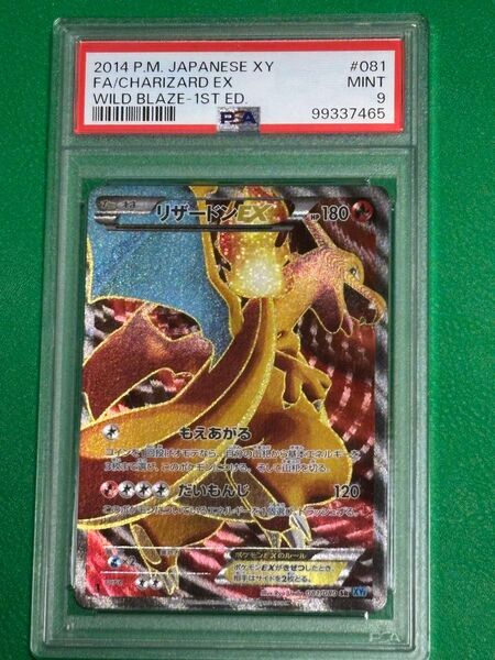 ポケカ リザードンEX SR XY2 PSA9