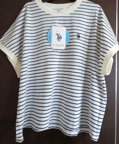 タグ付き未使用品 US POLO ASSN tシャツカットソー ボーダーtシャツ