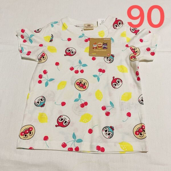90cm アンパンマン 子供服 半袖Tシャツ