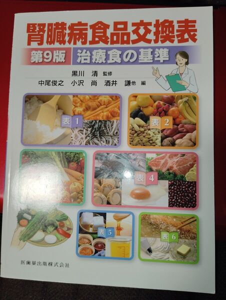 腎臓病食品交換表 治療食の基準 中尾 俊之 / 小沢 尚 / 酒井 謙