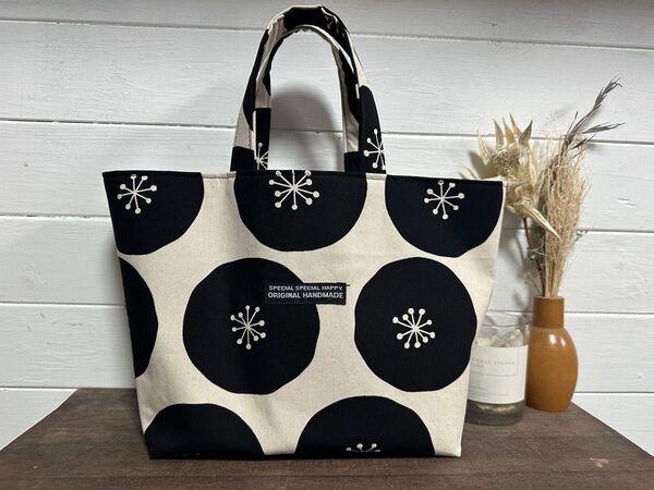 ハンドメイド☆トートバッグ ミニトート ランチバッグ 北欧 女性