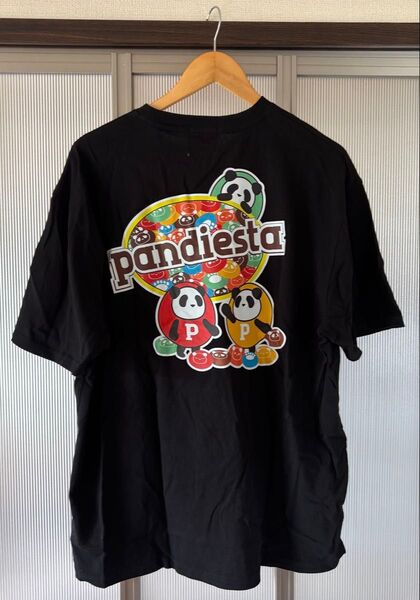 【パンディエスタ PANDIESTA 】Tシャツ 半袖 パンダ メンズ マーブルカラフルスイーツポケット 554350 X XL