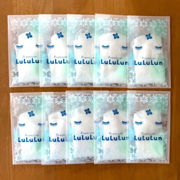 LuLuLunPremiumプレミアムルルルン シャーベット冷感UP!ミントの香り×10枚 真夏の冷感フェイスマスクフェイスパック