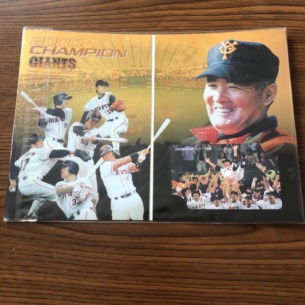 新品□読売ジャイアンツ 2000年 セ・リーグ優勝記念品 チャンピオン 長嶋茂雄