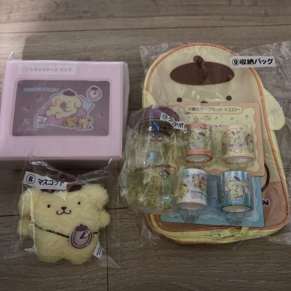 【6点セット】ポムポムプリン 当りくじ サンリオ まとめ売り ぬいぐるみ