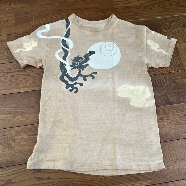 ドラゴン 柿渋染め Tシャツ 半袖 レディース かっこいい レア