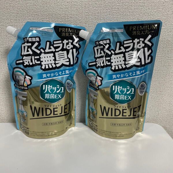 リセッシュ除菌EXワイドジェット 爽やかなそよ風の香りつめかえ用消臭剤660ml