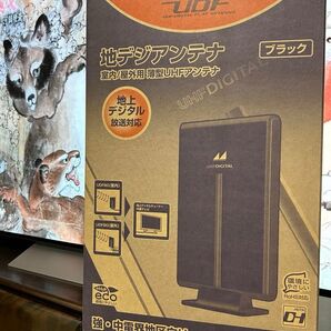 日本アンテナ UHF平面アンテナ UDF80(B) ブラック 未使用