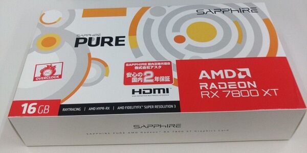 SAPPHIRE PURE RX 7800 XT OC 16GB