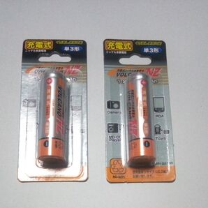 未使用 単3型充電式ニッケル水素電池 2本セット 現状渡し、無保証。