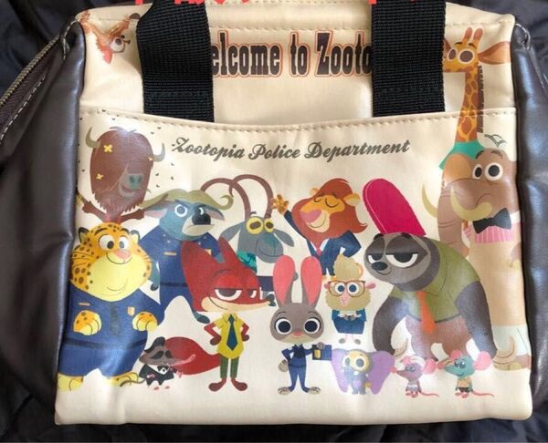 ズートピア がま口バッグ ポーチ ディズニー メイクバッグにも 中古