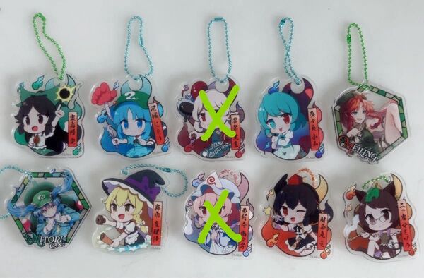 東方project アクリルキーホルダー