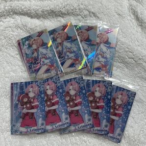 9枚 有村麻央 学園アイドルマスター ウエハース