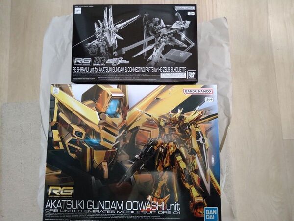 RG アカツキガンダム ゼウスシルエット用接続パーツ シラヌイパック 未組立