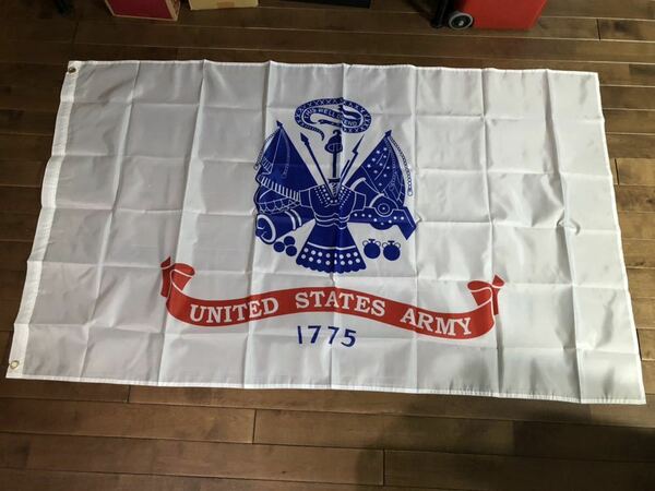 送料込 バナー 旗 看板 タペストリー フラッグ ガレージ 雑貨 装飾 army アメリカ アーミー ミリタリー 陸軍