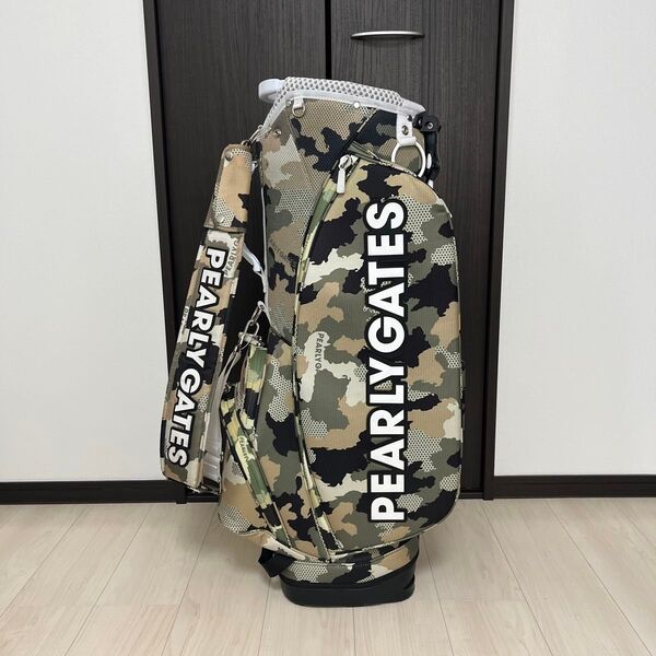 PEARLY GATES パーリーゲイツ キャディバッグ カーキ 迷彩柄