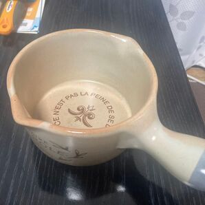 アンティーク陶器片手鍋