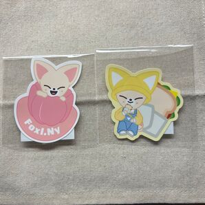 straykids スキズ popup オンラインくじ FoxI.Ny ステッカーAB